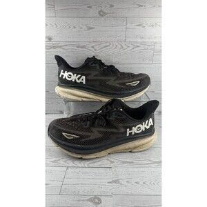 Hoka One One Clifton 9 1127895 BWHT Black White 11.5D Men's Running Shoes #877